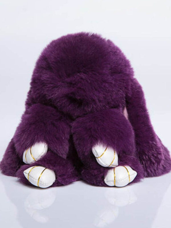 Rex Bunny bag hang keyrings - Purple