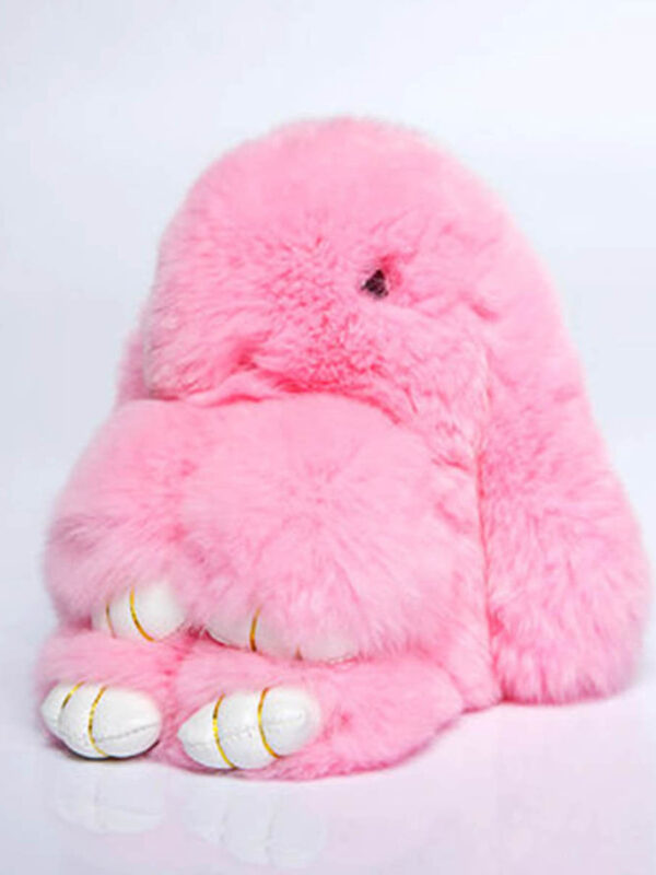 Rex Bunny bag hang keyrings - Pink