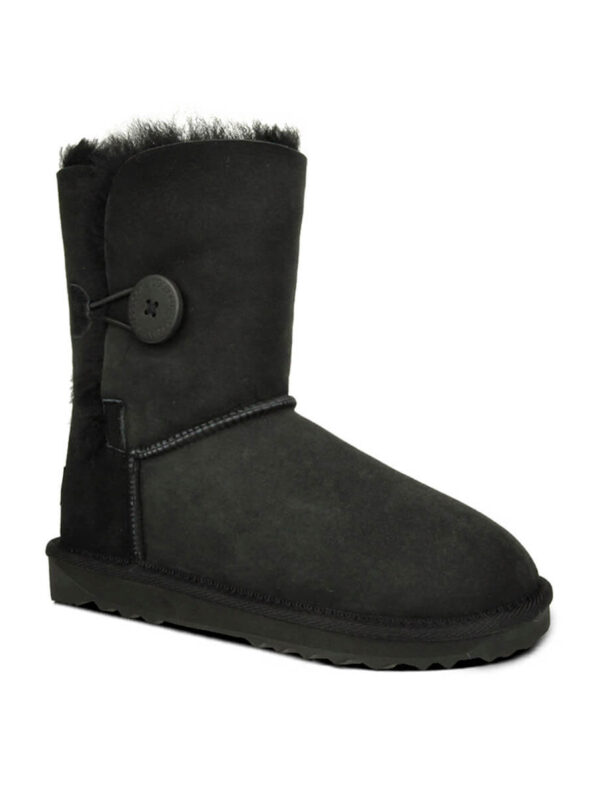 Australian Made Short 1 Button UGG Boots - Black