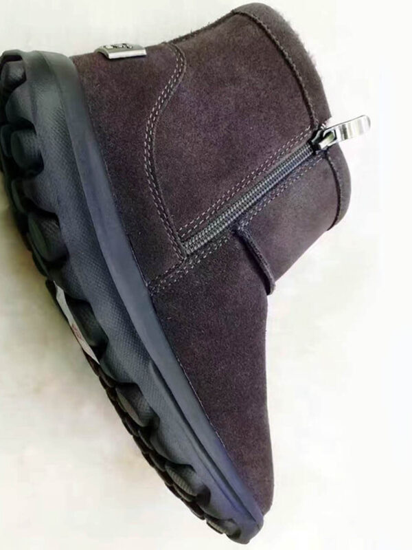 Mitchell-Y Zipper Mini Classic UGG Boots - Grey