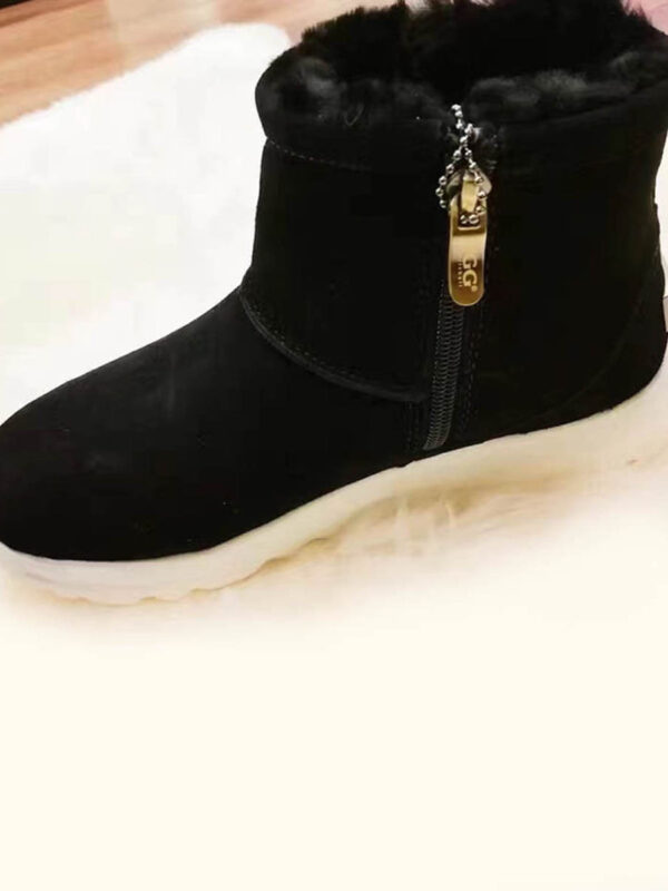 Mitchell-Y Zipper Mini Classic UGG Boots - Black