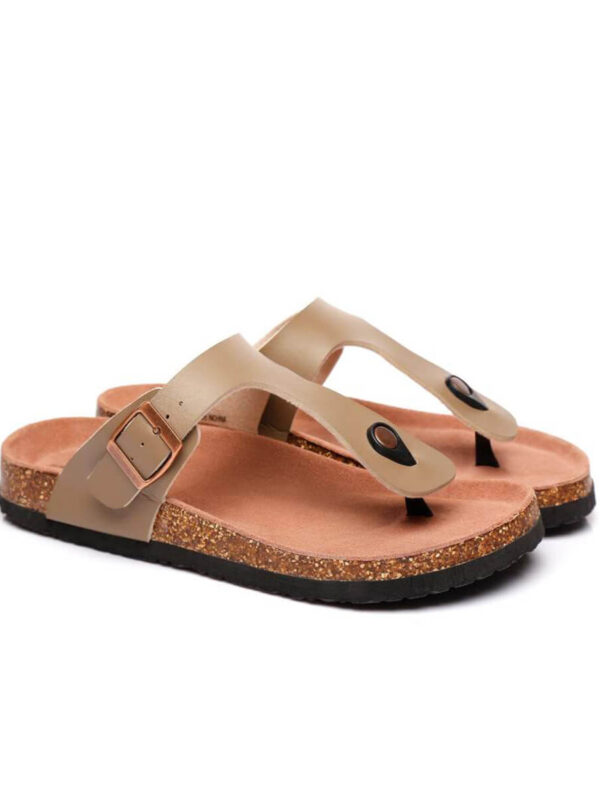 UGG Beck Summer Beach Slip-on Thongs - Chestnut
