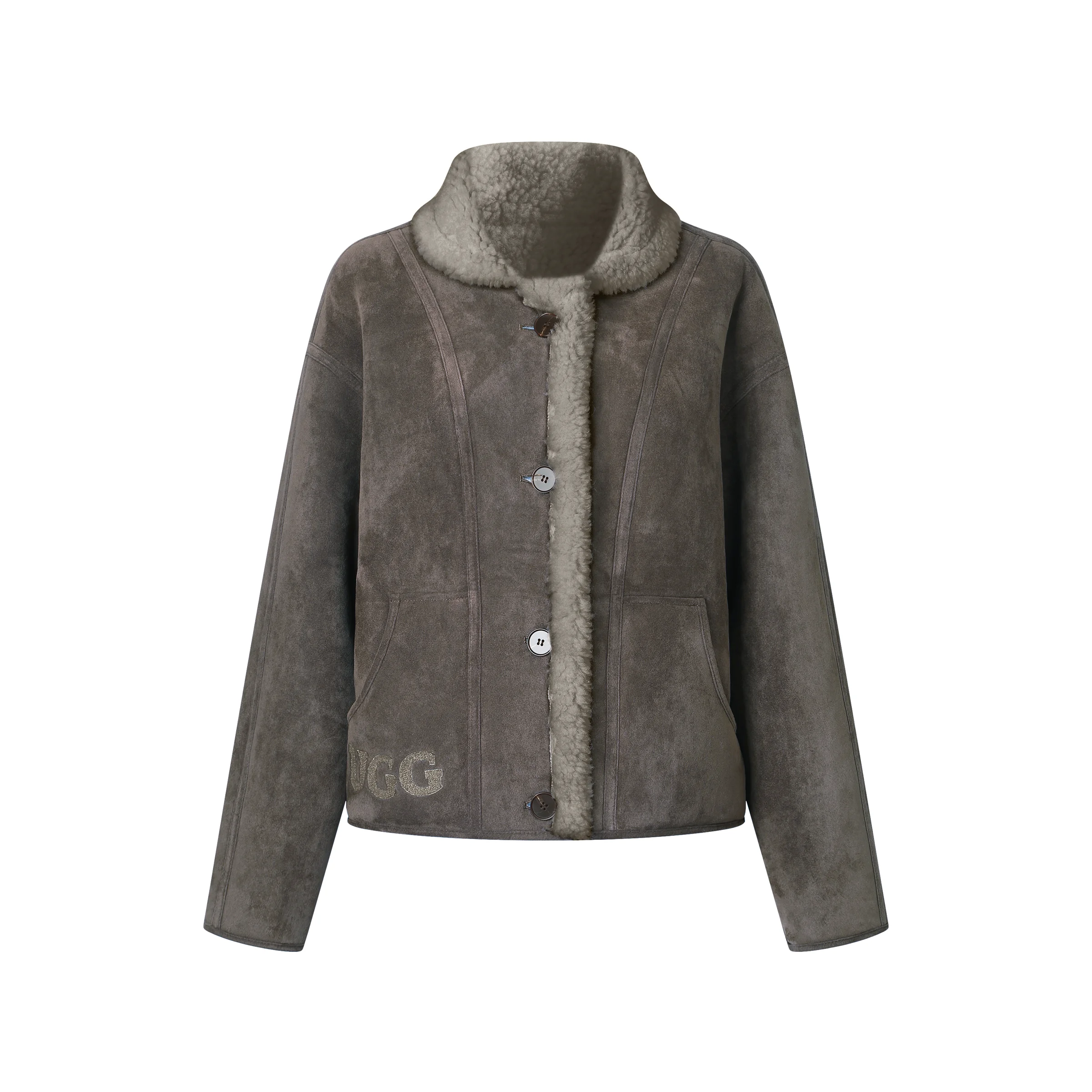 Button Women's UGG Shearluxe Coat product detail 3 image