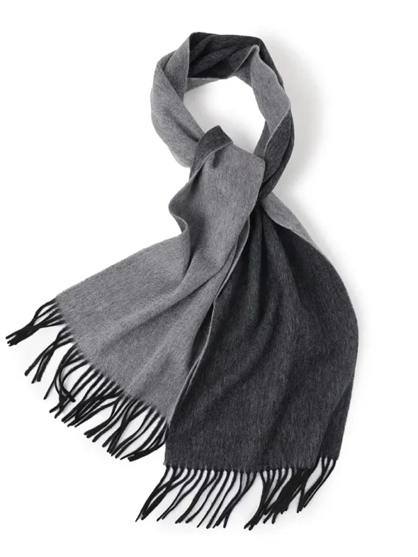 UGG Reversible Wool Scarves | Mitchell-Y - Black