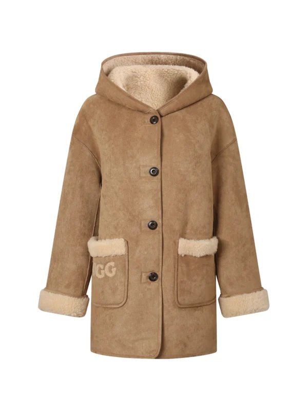 Willow Women's Hooded UGG Shearling Coat main image